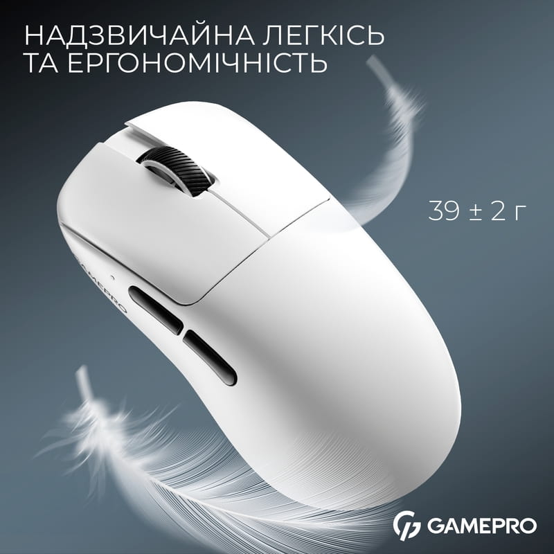Мышь беспроводная GamePro Asgard Odin White (GM035W)