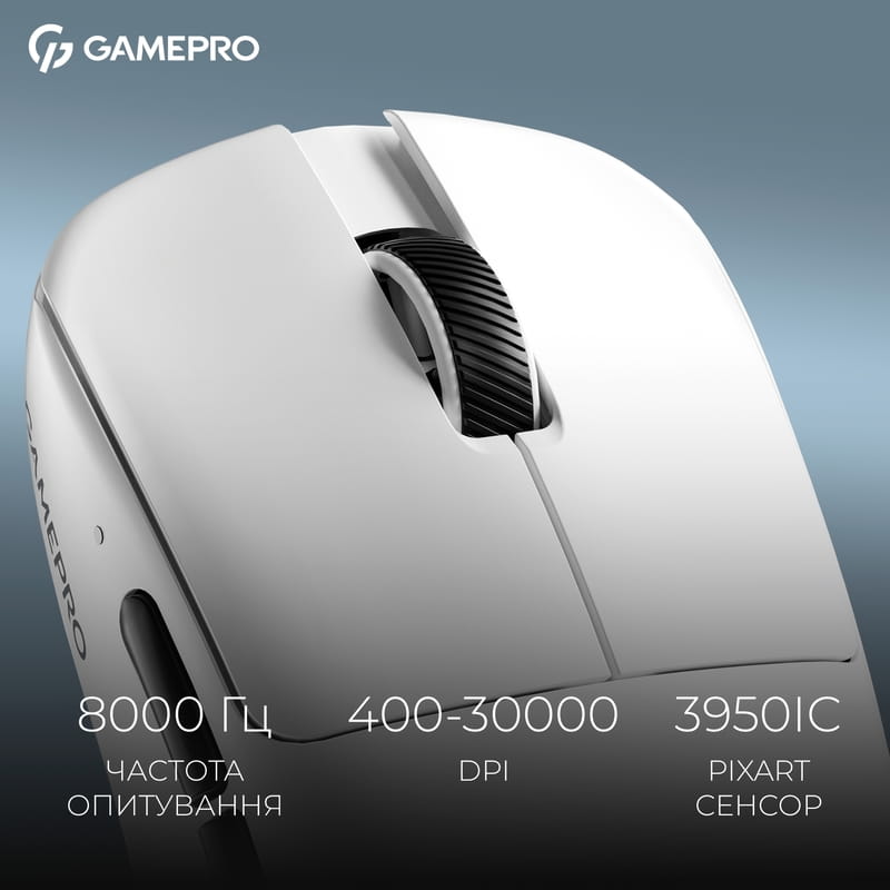 Мышь беспроводная GamePro Asgard Odin White (GM035W)