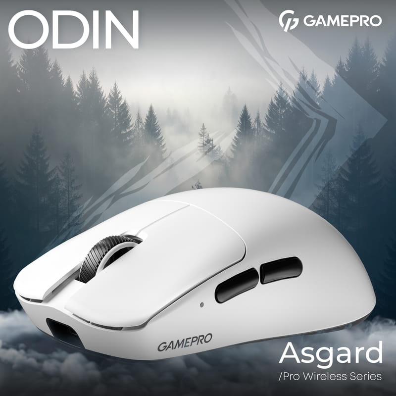 Мышь беспроводная GamePro Asgard Odin White (GM035W)