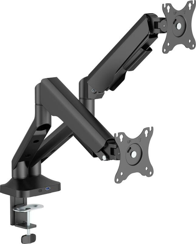 Крепление настольное для двух мониторов OfficePro 17-35" Black (MA452B)