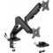 Фото - Крепление настольное для двух мониторов OfficePro 17-35" Black (MA452B) | click.ua