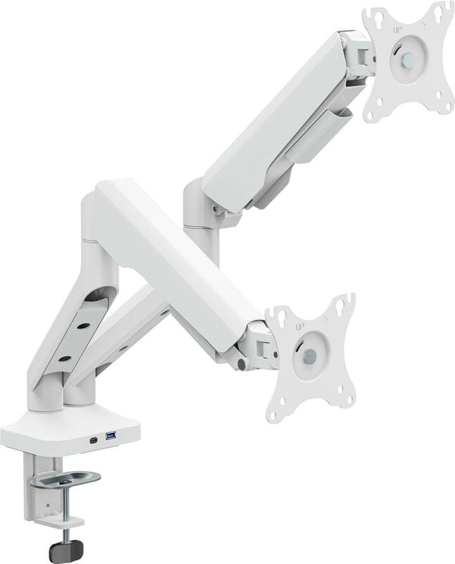Кріплення настільне для двох моніторів OfficePro 17-35" White (MA452W)
