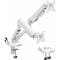 Фото - Кріплення настільне для двох моніторів OfficePro 17-35" White (MA452W) | click.ua