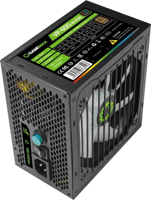 Блок живлення GameMax VP-600-M-RGB 600W