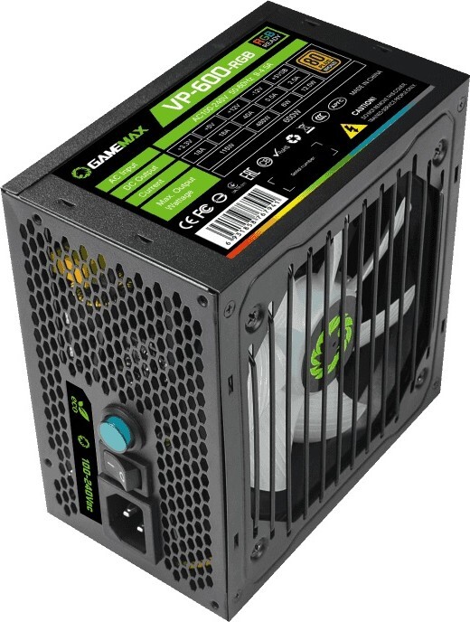 Блок живлення GameMax VP-600-RGB 600W