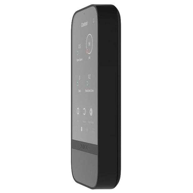 Бездротова сенсорна клавіатура Ajax KeyPad TouchScreen (8EU) Black (58454.148.BL1)