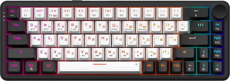 Клавіатура бездротова GamePro Asgard Valhalla MK210B Pro Black