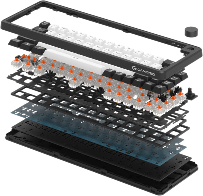 Клавіатура бездротова GamePro Asgard Valhalla MK210B Pro Black