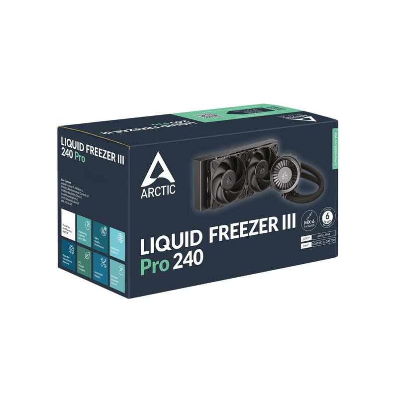 Система водяного охлаждения Arctic Liquid Freezer III Pro 240 Black (ACFRE00178A)