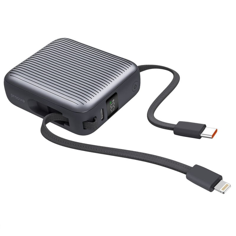 Универсальная мобильная батарея Proove Moon Rock 22.5W 10000mAh Gray (PBM122012105)