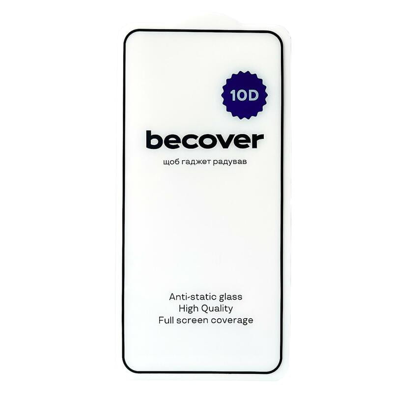 Захисне скло BeCover для Xiaomi Redmi Note 12 Pro 5G 10D Black (711374)