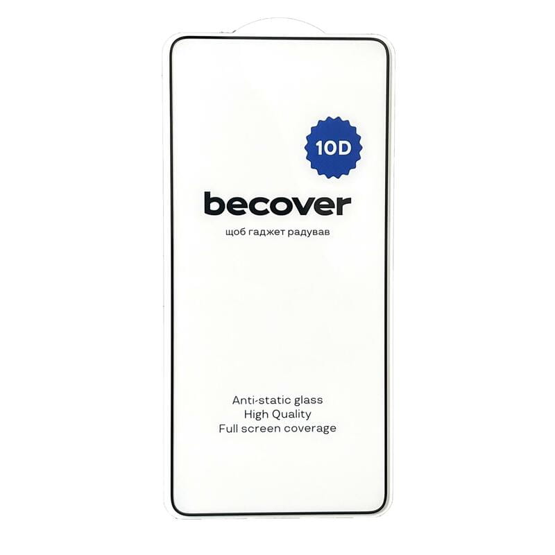 Захисне скло BeCover для Xiaomi Redmi Note 13 4G 10D Black (711375)