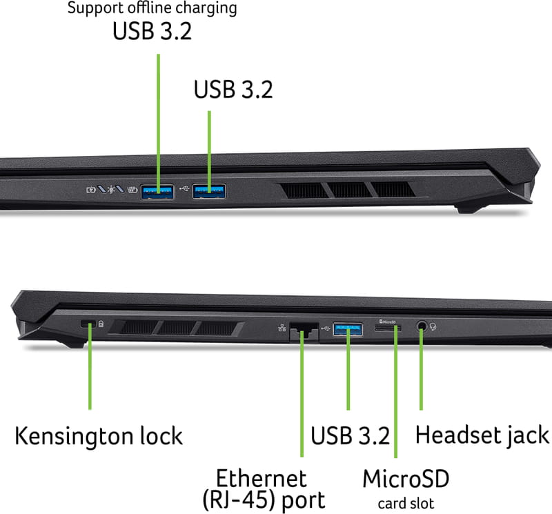 Ноутбук Acer Nitro V 16 ANV16-42-R258 (NH.U1GEU.005) Black