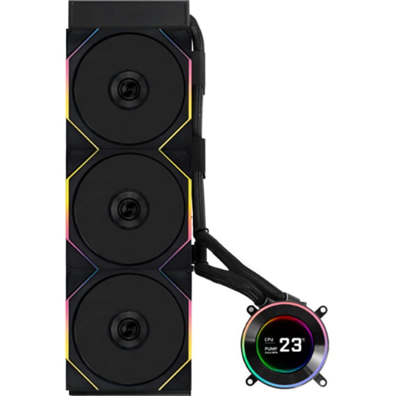 Система водяного охолодження Lian Li HydroShift II LCD-C 360TL Black (G89.GHS2LCD36TB.00)