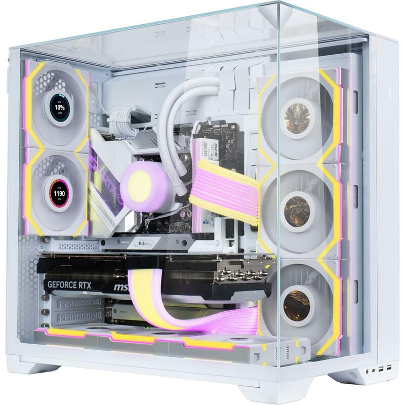 Вентилятор Lian Li Uni Fan SL Wireless LCD Reverse 120-1 White (G99.12RSLLCD1W1W.00)