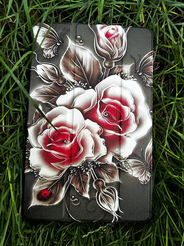 Чохол BeCover Smart Case для Samsung Galaxy Tab A9 Plus SM-X210/SM-X215/SM-X216 11.0" Black Rose (711276)