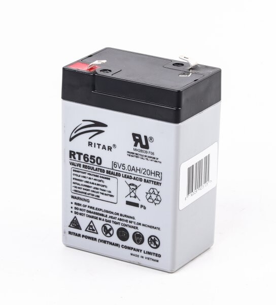 Акумуляторна батарея Ritar 6V 5AH (RT650/08209) AGM