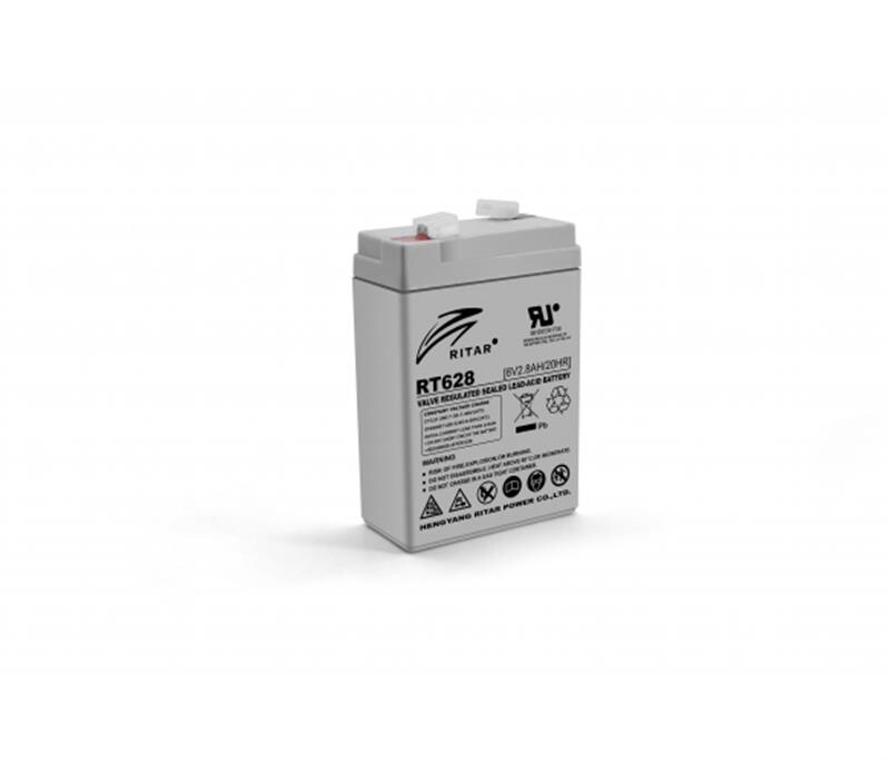Акумуляторна батарея Ritar 6V 2.8AH Gray Case (RT628/02966) AGM