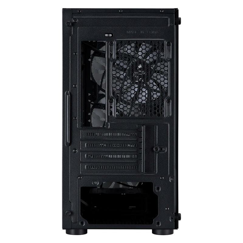 Корпус 1stPlayer X3-M-BK-4F1 Black без БЖ