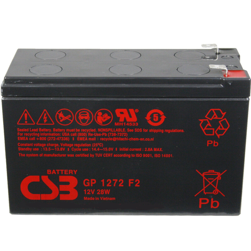 Аккумуляторная батарея CSB 12V 7.2AH (GP1272, 28W) AGM