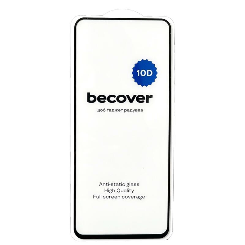 Защитное стекло BeCover для Xiaomi Redmi 13/13x 10D Black (711516)