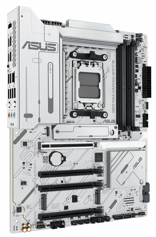 Материнская плата Asus X870 Max Gaming WiFi7 White Socket AM5