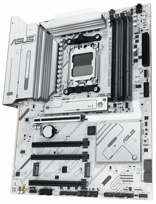 Материнская плата Asus X870 Max Gaming WiFi7 White Socket AM5