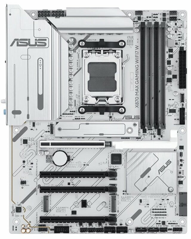 Материнская плата Asus X870 Max Gaming WiFi7 White Socket AM5