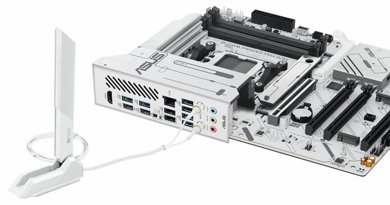 Материнская плата Asus X870 Max Gaming WiFi7 White Socket AM5
