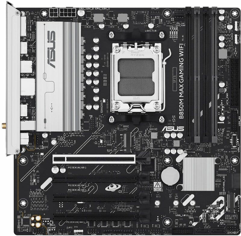 Материнская плата Asus B850M Max Gaming WiFi Socket AM5
