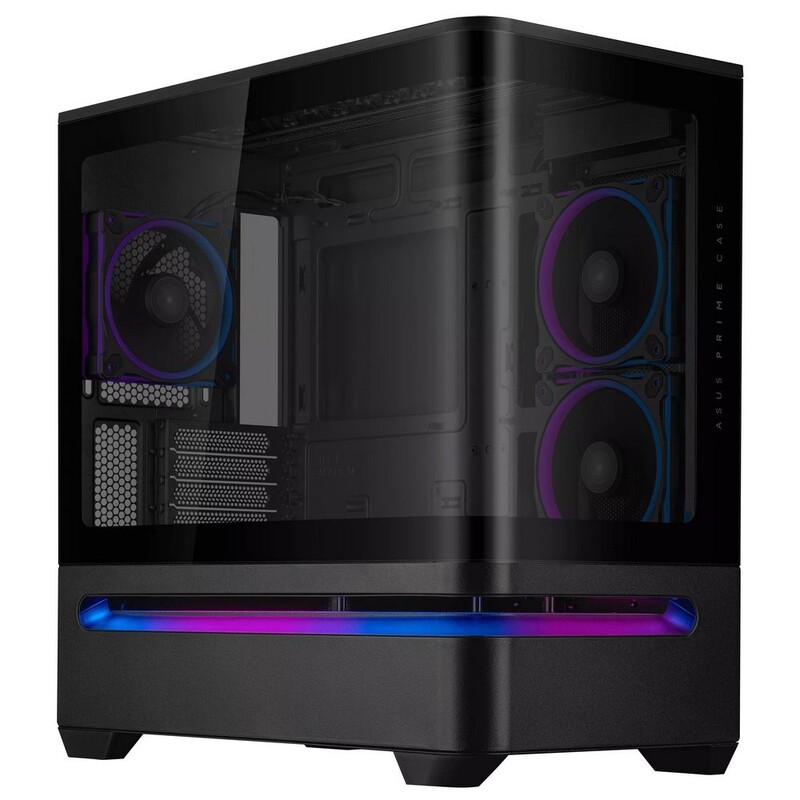 Корпус Asus Prime AP202 ARGB Tempered Glass Black без БЖ (90DC00P0-B19000)