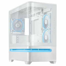 Корпус Asus Prime AP202 ARGB Tempered Glass White без БЖ (90DC00P3-B19000)