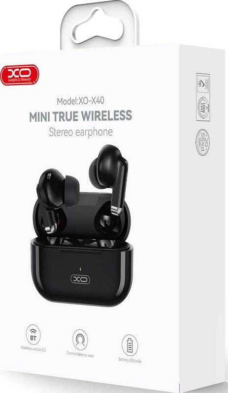 Bluetooth-гарнітура XO X40 Black