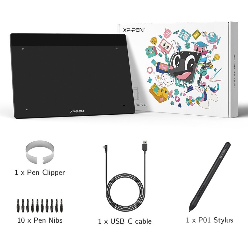 Графічний планшет XP-Pen Deco Fun L Black