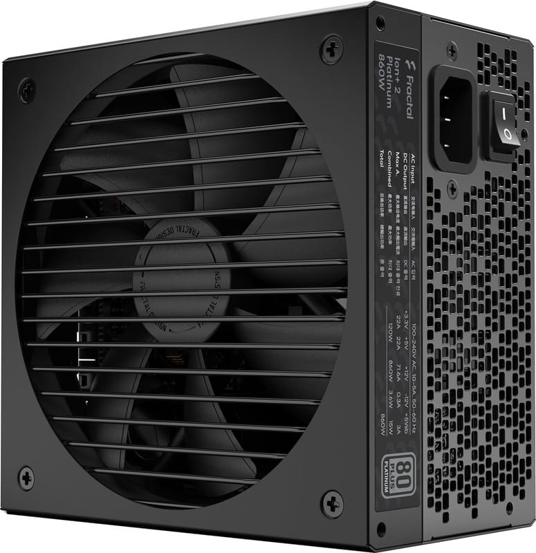 Блок живлення Fractal Design FD-P-IA2P-860-EU Black, 860W