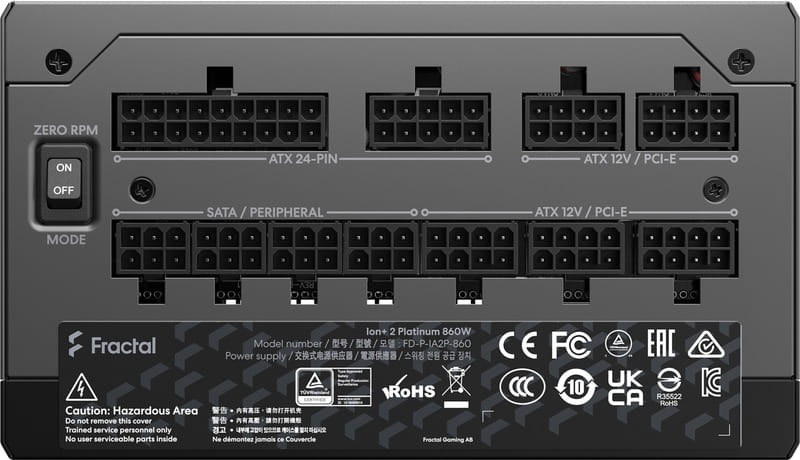 Блок живлення Fractal Design FD-P-IA2P-860-EU Black, 860W