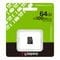 Фото - Карта пам`яті MicroSDXC 64GB UHS-I Class 10 Kingston Canvas Select Plus R100MB/s (SDCS3/64GBSP) | click.ua