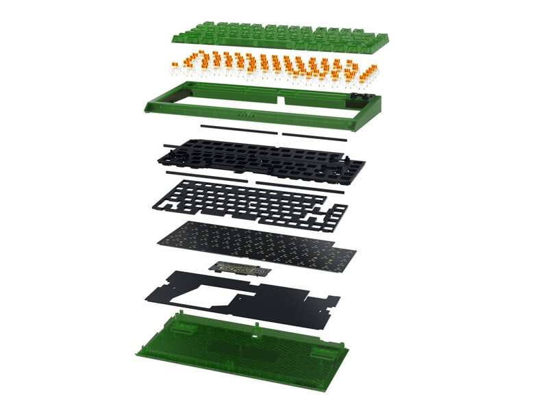 Клавіатура Razer BlackWidow V4 75% Phantom Green (RZ03-05003300-R3M1)