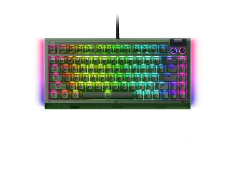 Клавіатура Razer BlackWidow V4 75% Phantom Green (RZ03-05003300-R3M1)