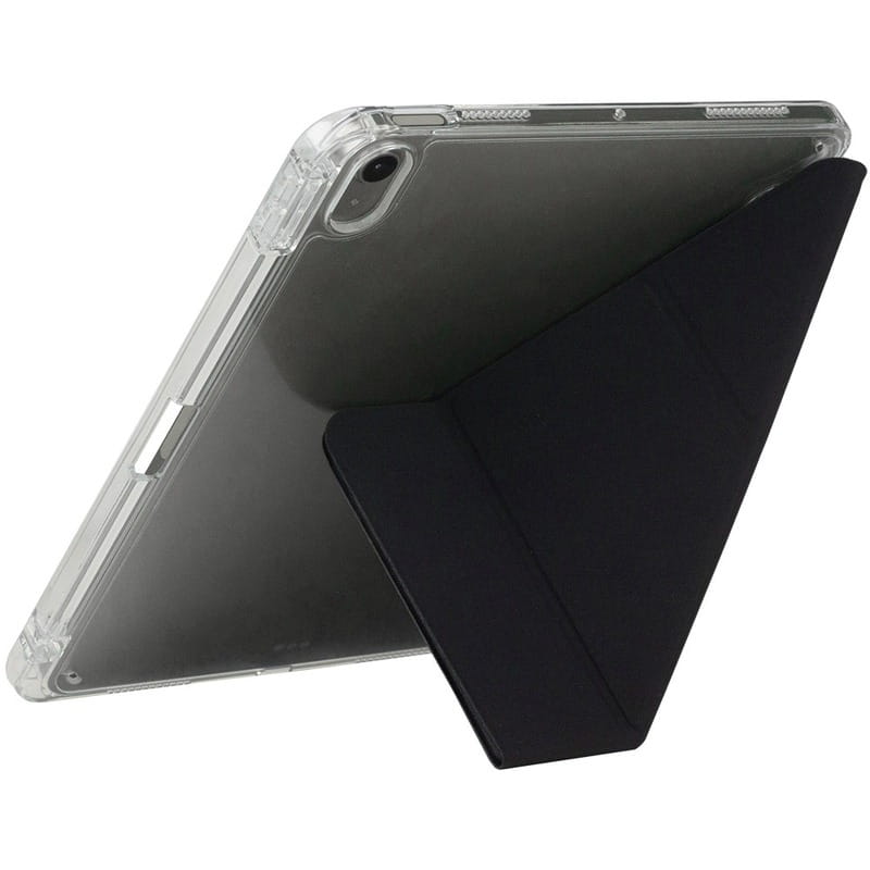 Чохол-книжка BeCover Ultra Slim Origami Transparent з кріпленням Apple Pencil для Apple iPad Air (4/5) 2020/2022 10.9" Black (711102)