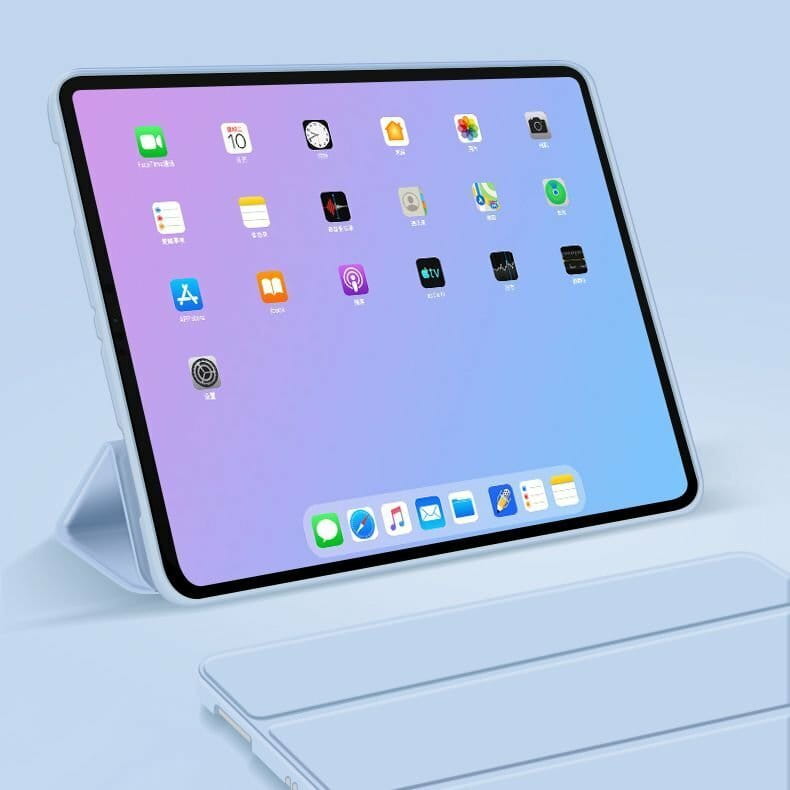 Чeхол BeCover Tri Fold Soft TPU Silicone для Apple iPad Air 11" M2 2024 Light Blue (711409)