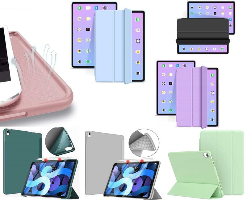 Чeхол BeCover Tri Fold Soft TPU Silicone для Apple iPad Air 11" M2 2024 Light Blue (711409)