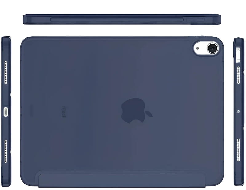 Чeхол BeCover Tri Fold Hard для Apple iPad Air 11" M2 2024 Deep Blue (711413)
