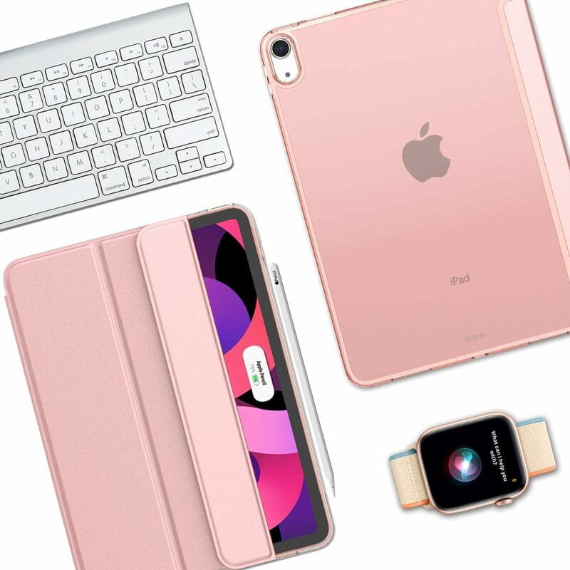Чeхол BeCover Tri Fold Hard для Apple iPad Air 11" M2 2024 Pink (711416)