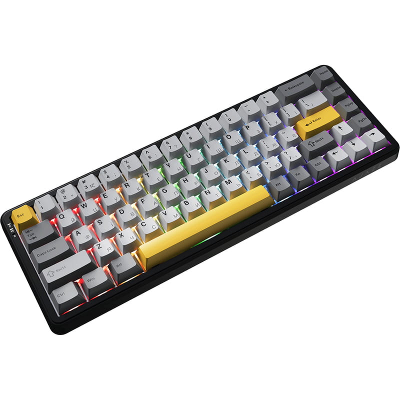 Клавиатура беспроводная Ajazz AK680 Max (8+8K) Magnetic Switch Black (AK680-M-BGY-A)