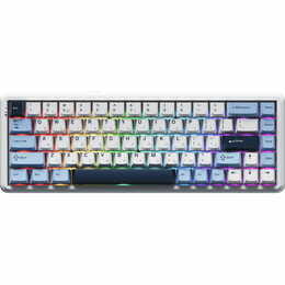Клавіатура бездротова Ajazz AK680 Max (8+8K) Magnetic Switch White (AK680-M-BWD-A)