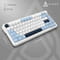 Фото - Клавіатура бездротова Ajazz AK820 Max Plus Day Dream Switch White (AK820MAX-DD-BWD) | click.ua