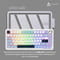 Фото - Клавіатура бездротова Ajazz AK820 Max Plus Day Dream Switch White (AK820MAX-DD-BWD) | click.ua