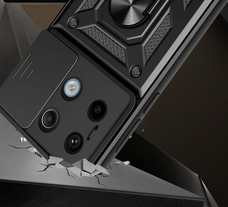 Чeхол-накладка BeCover Military для Poco X6 5G Black (711006)