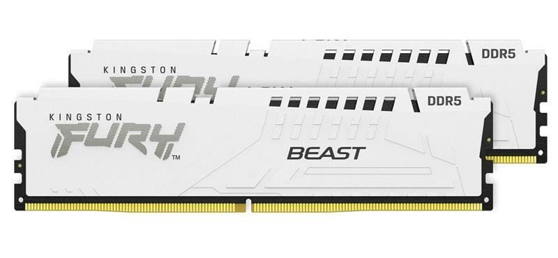 Модуль памяти DDR5 2х32GB/5600 Kingston Fury Beast White (KF556C36BWEK2-64)